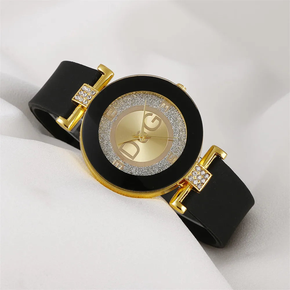 Minimalist Women's Watch with Silicone Strap