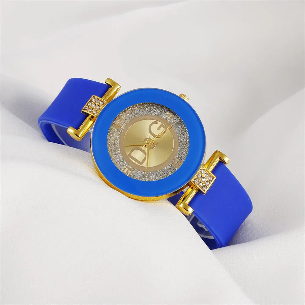 Minimalist Women's Watch with Silicone Strap