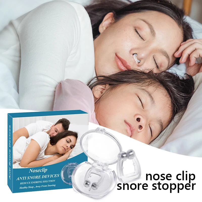 Anti-snoring nose clip