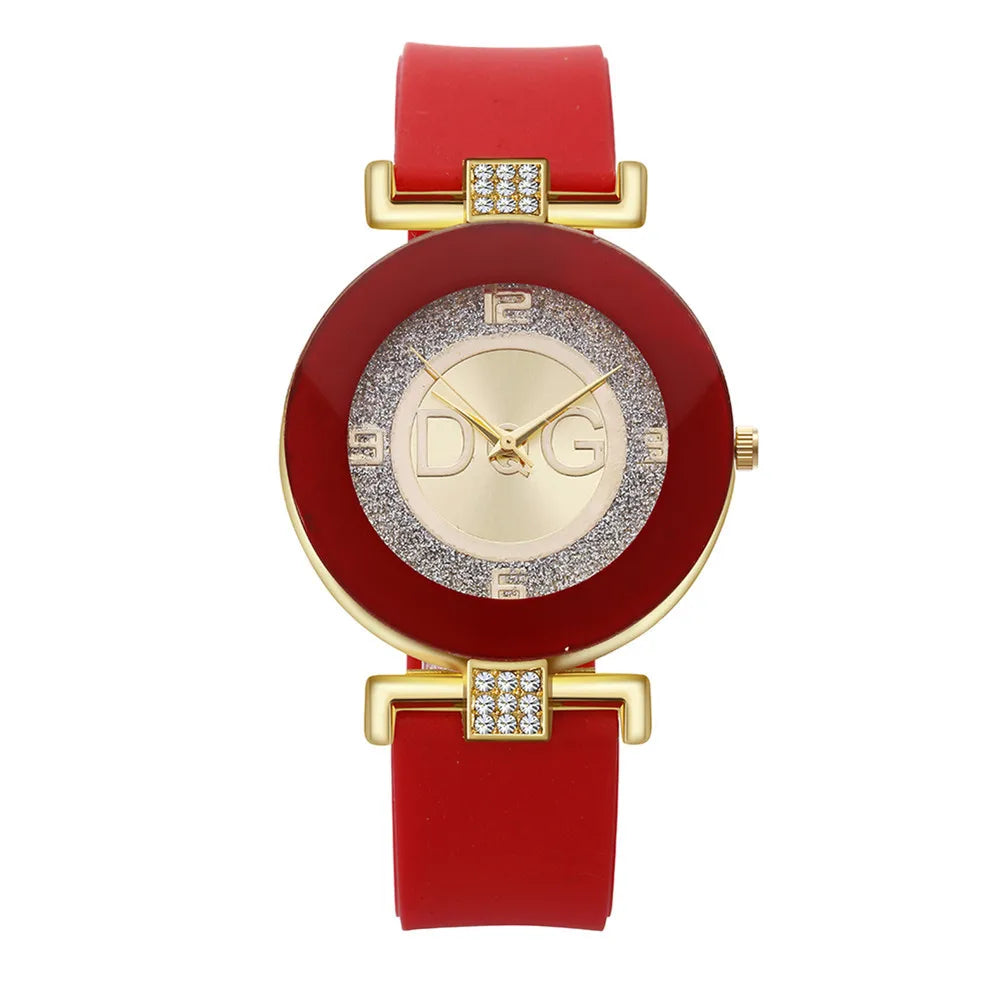 Minimalist Women's Watch with Silicone Strap