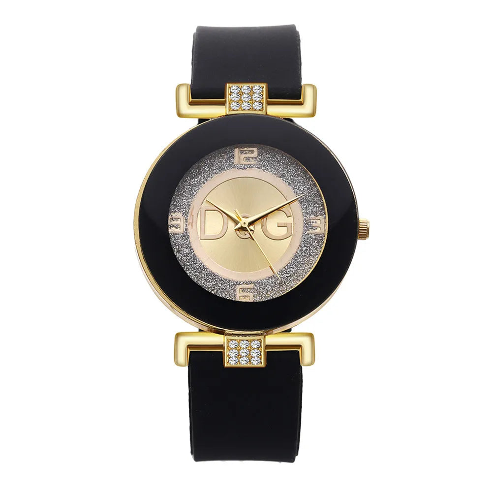 Minimalist Women's Watch with Silicone Strap