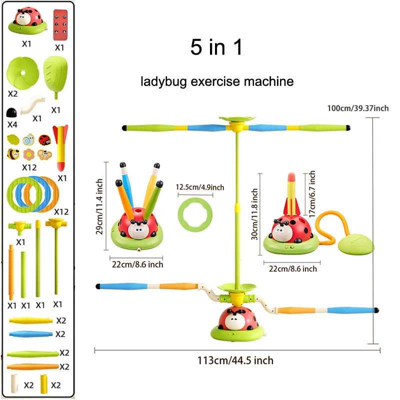 Multifunctional skipping rope machine