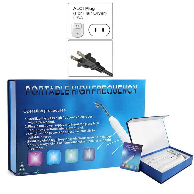 high frequency for skin and hair therapy