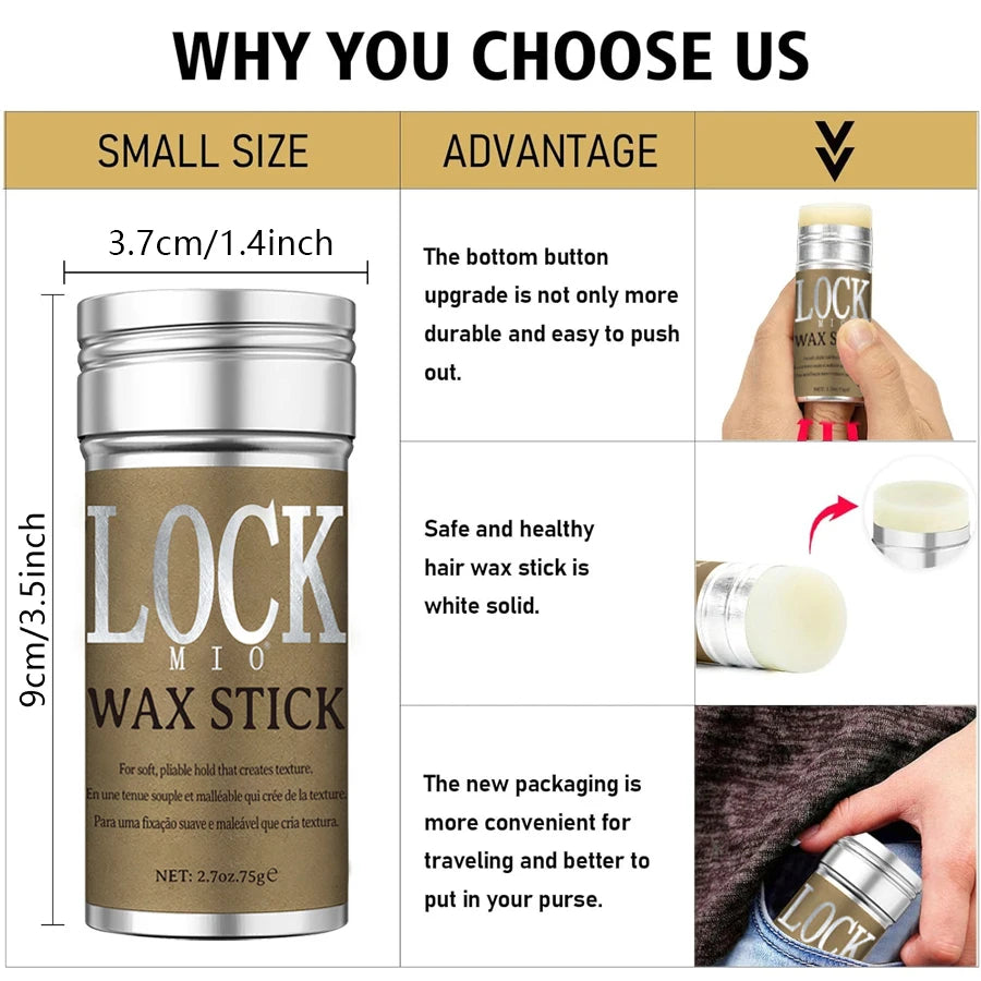 Hair wax stick for women