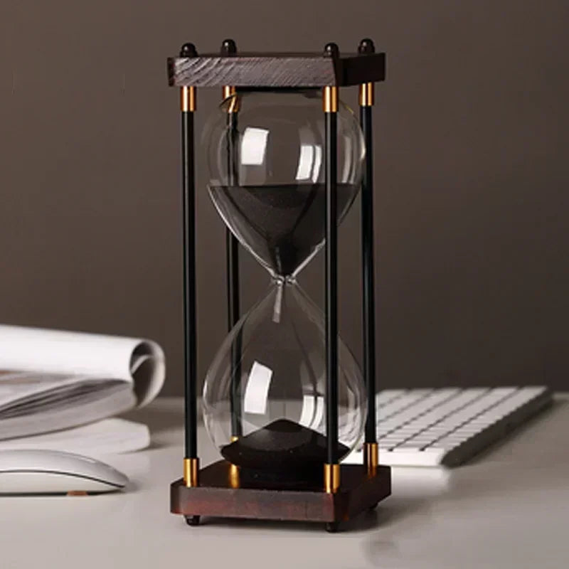Decorative retro hourglass