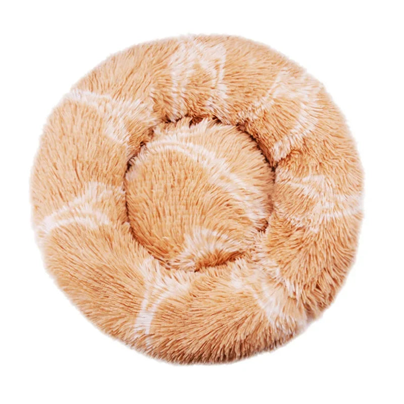 Super soft round pet bed