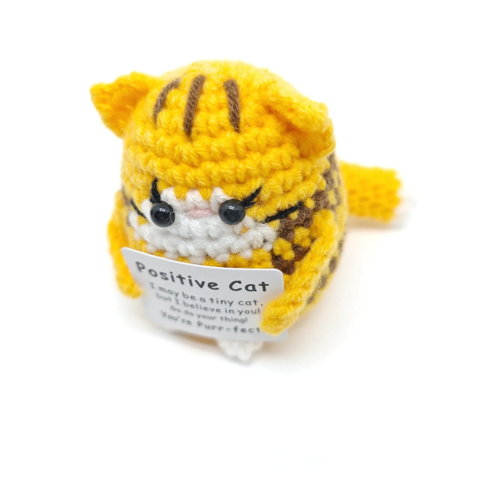 Crochet cat doll ornament
