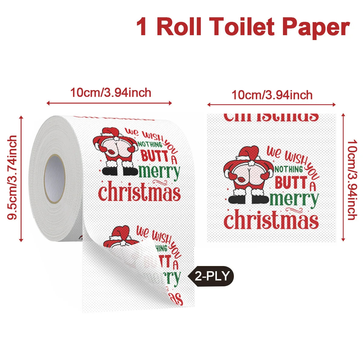 Christmas Toilet Roll Paper
