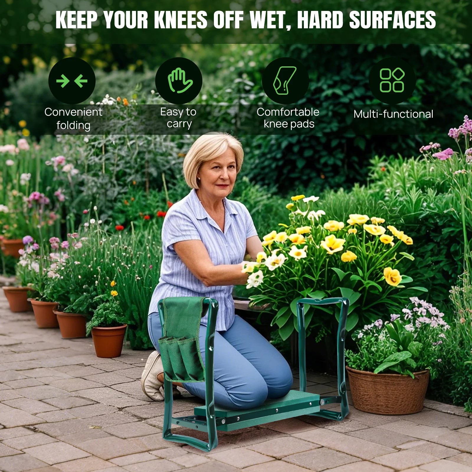 Folding garden chair