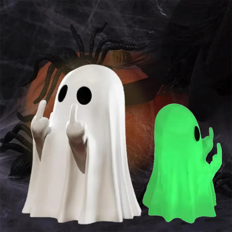 Rude Boo 👻😜 - Cheeky Ghost Statue