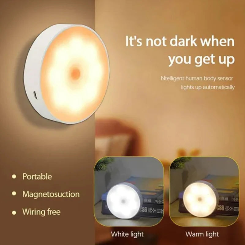 LED night light with motion sensor