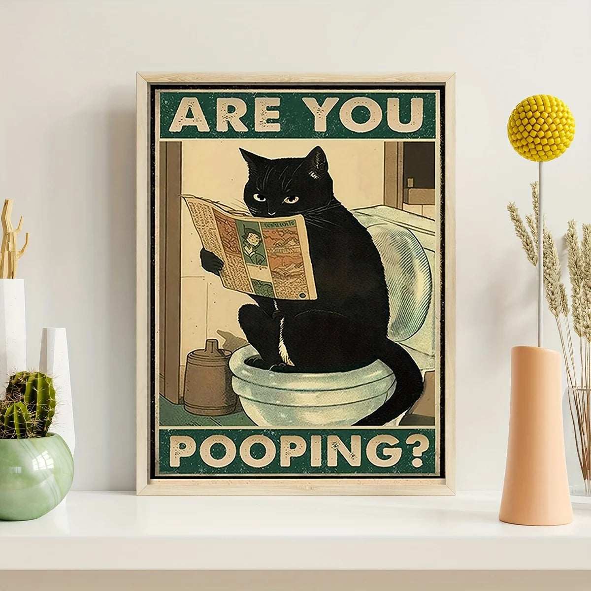 Funny animal poster