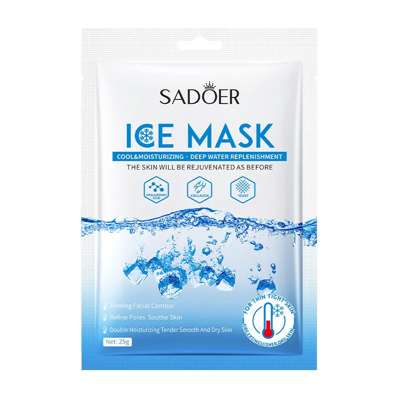 Ice masks for deep hydration and illumination