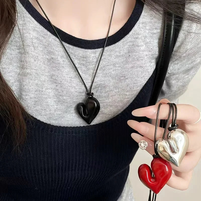 LATS Heart Pendant Necklace