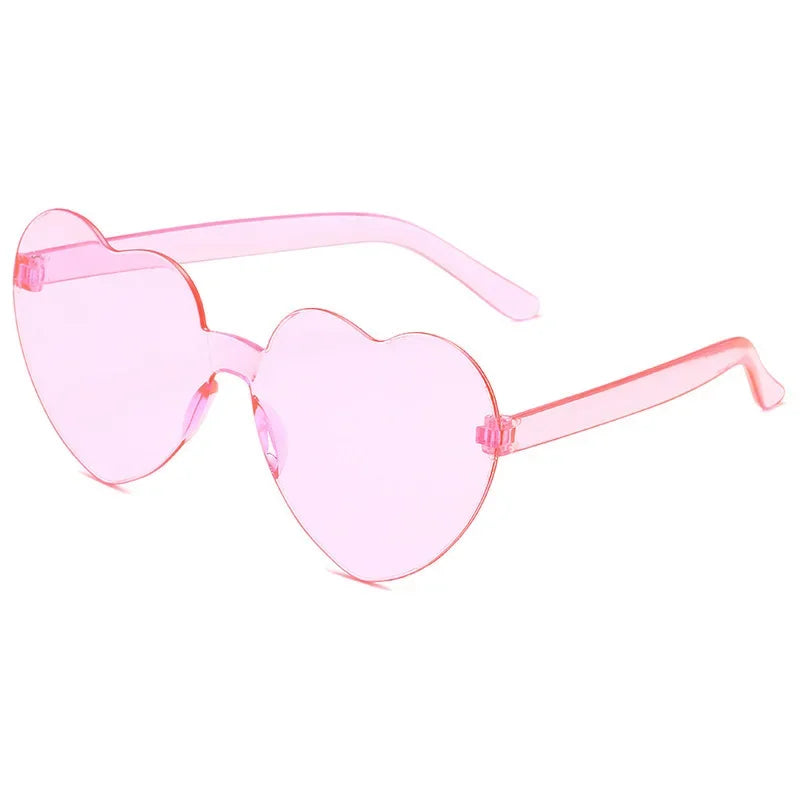 Heart-shaped women's sunglasses