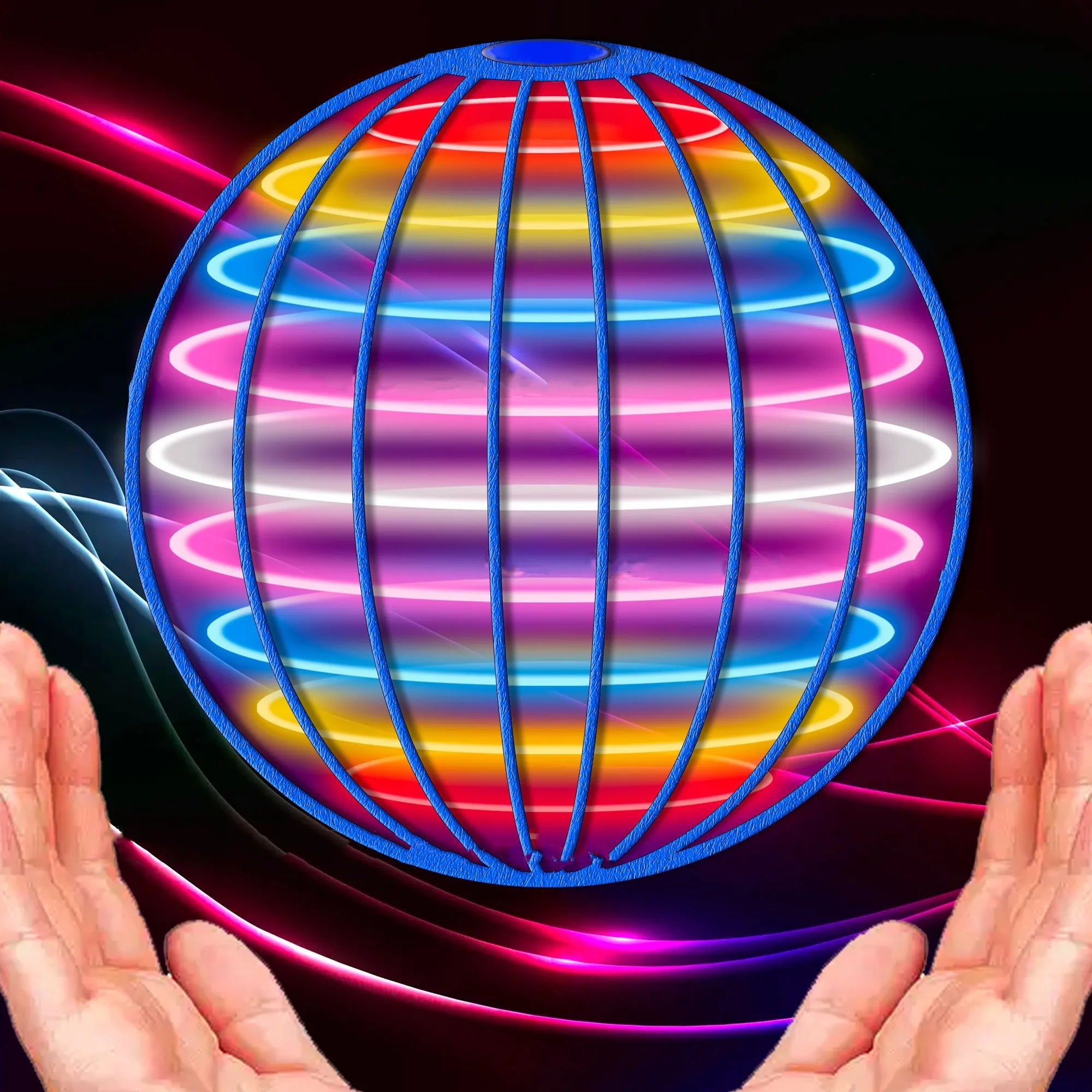 LED Boomerang Flying Ball