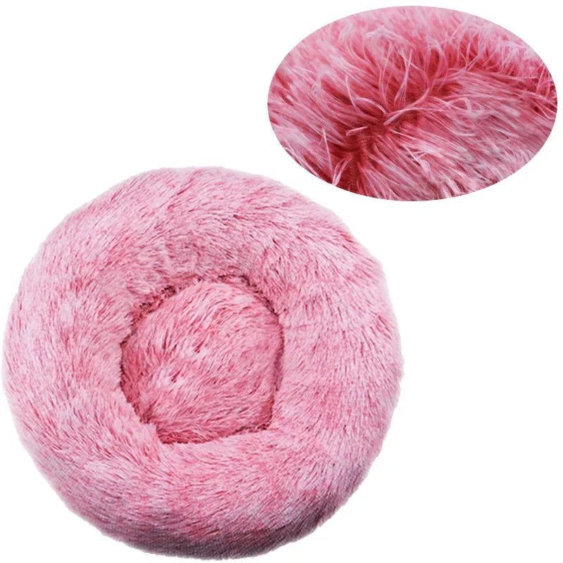 Super soft round pet bed