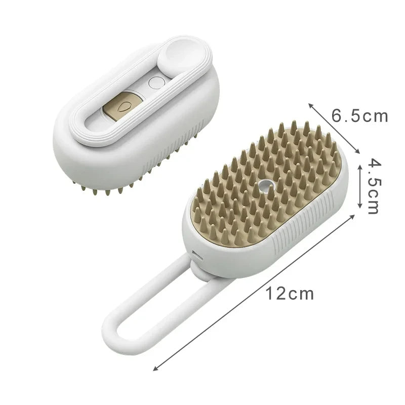 3-in-1 Electric Cat Bath Brush with Water Spray