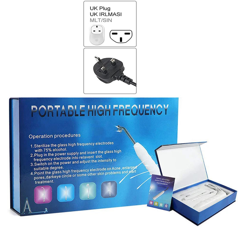 high frequency for skin and hair therapy