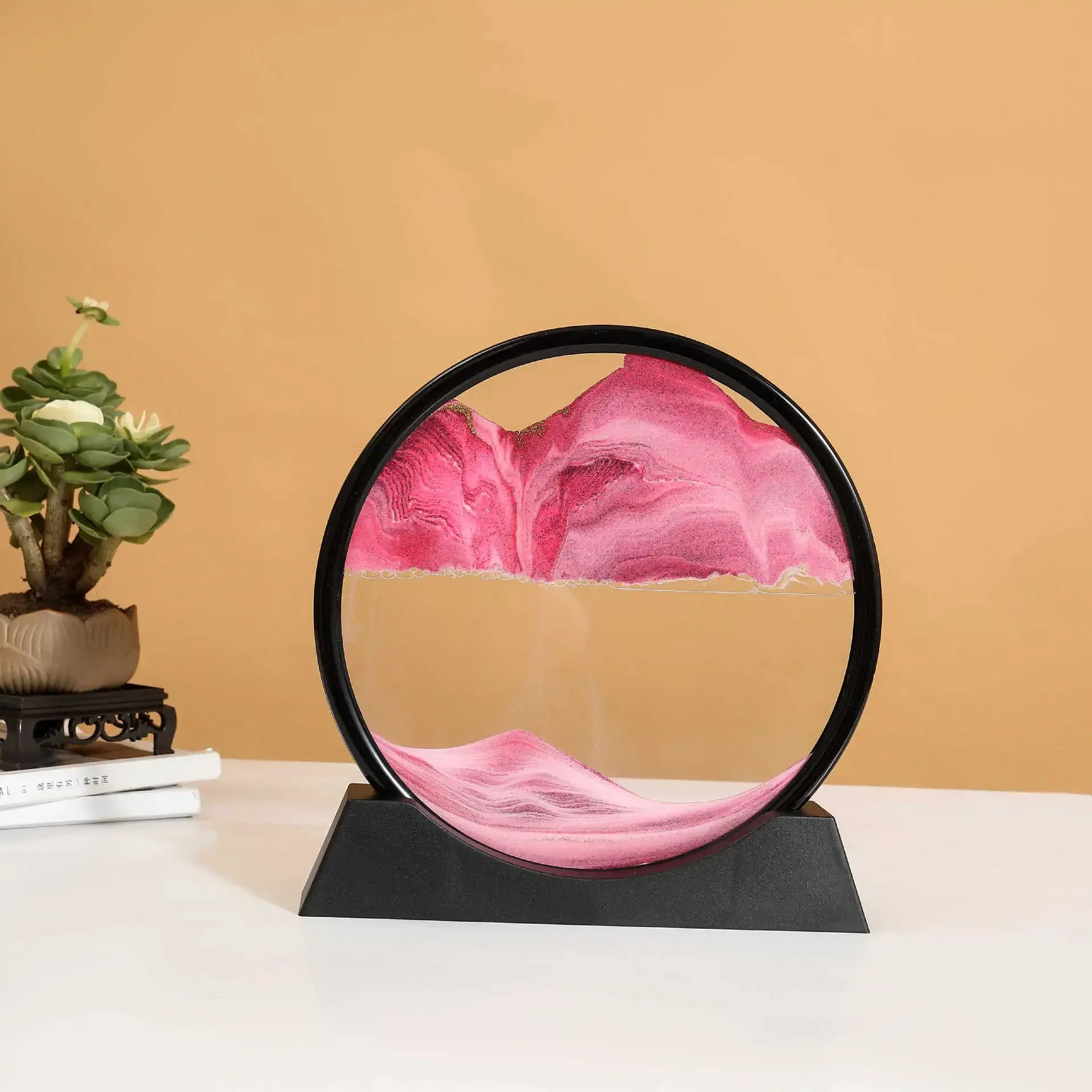 3D Sand Hourglass Art Image