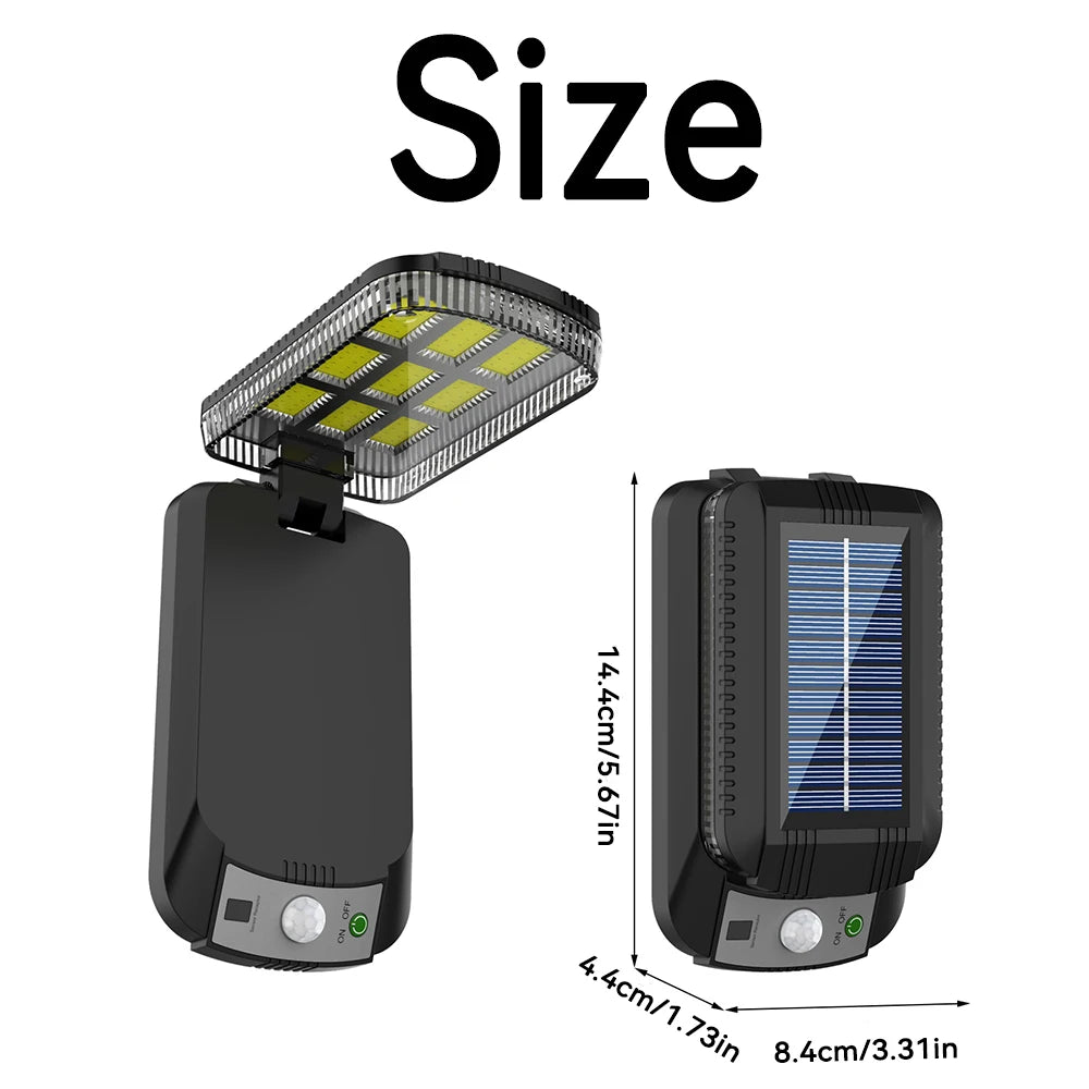 Motion sensor lamp for outdoor areas