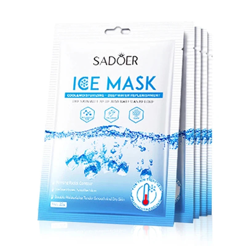 Ice masks for deep hydration and illumination