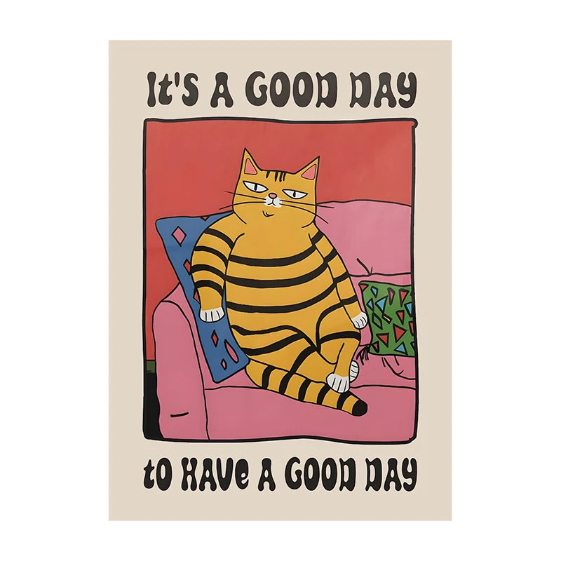 Retro Kitchen Canvas Poster