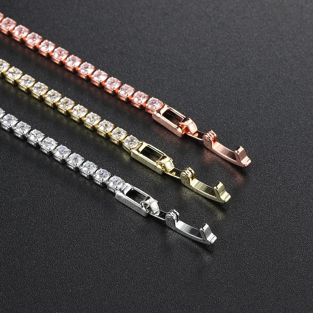 Multicolored bracelet for women with zirconia pendant