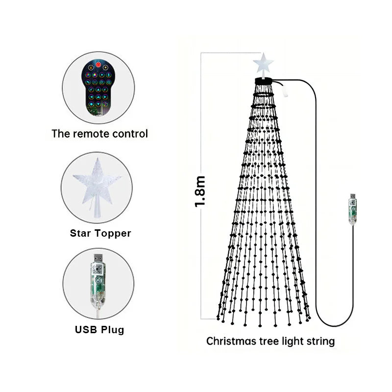 LEDs Smart Christmas Tree Lights