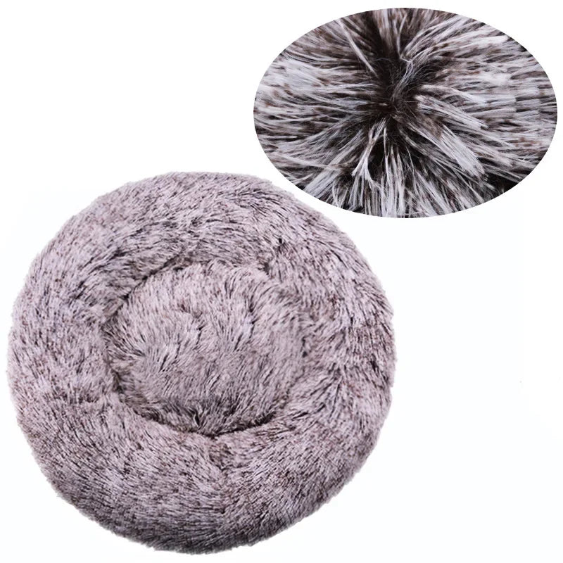 Super soft round pet bed