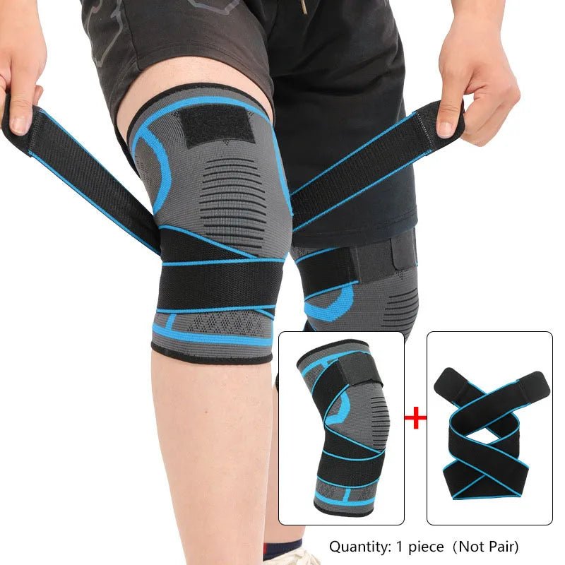 Nylon compression knee brace
