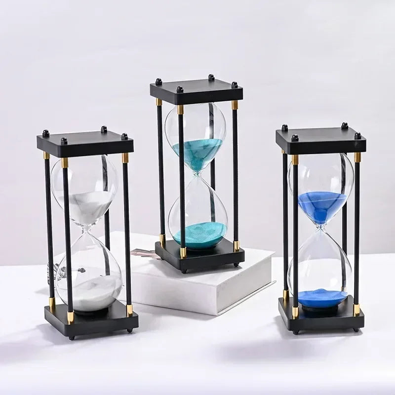 Decorative retro hourglass