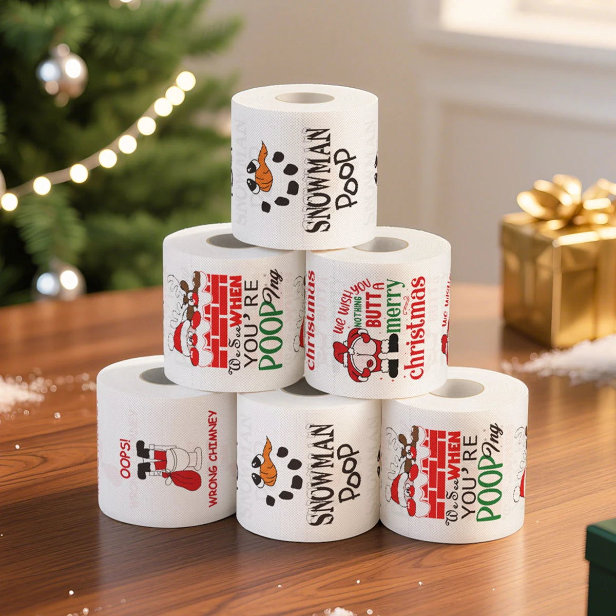 Christmas Toilet Roll Paper
