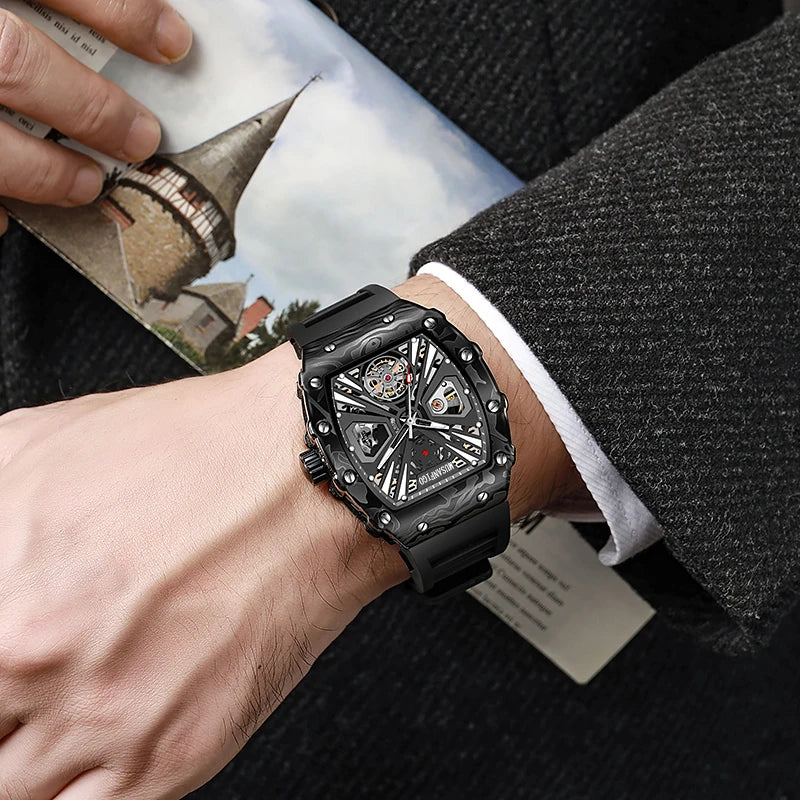 MUSANFIGO hollowed out men's fully automatic watch