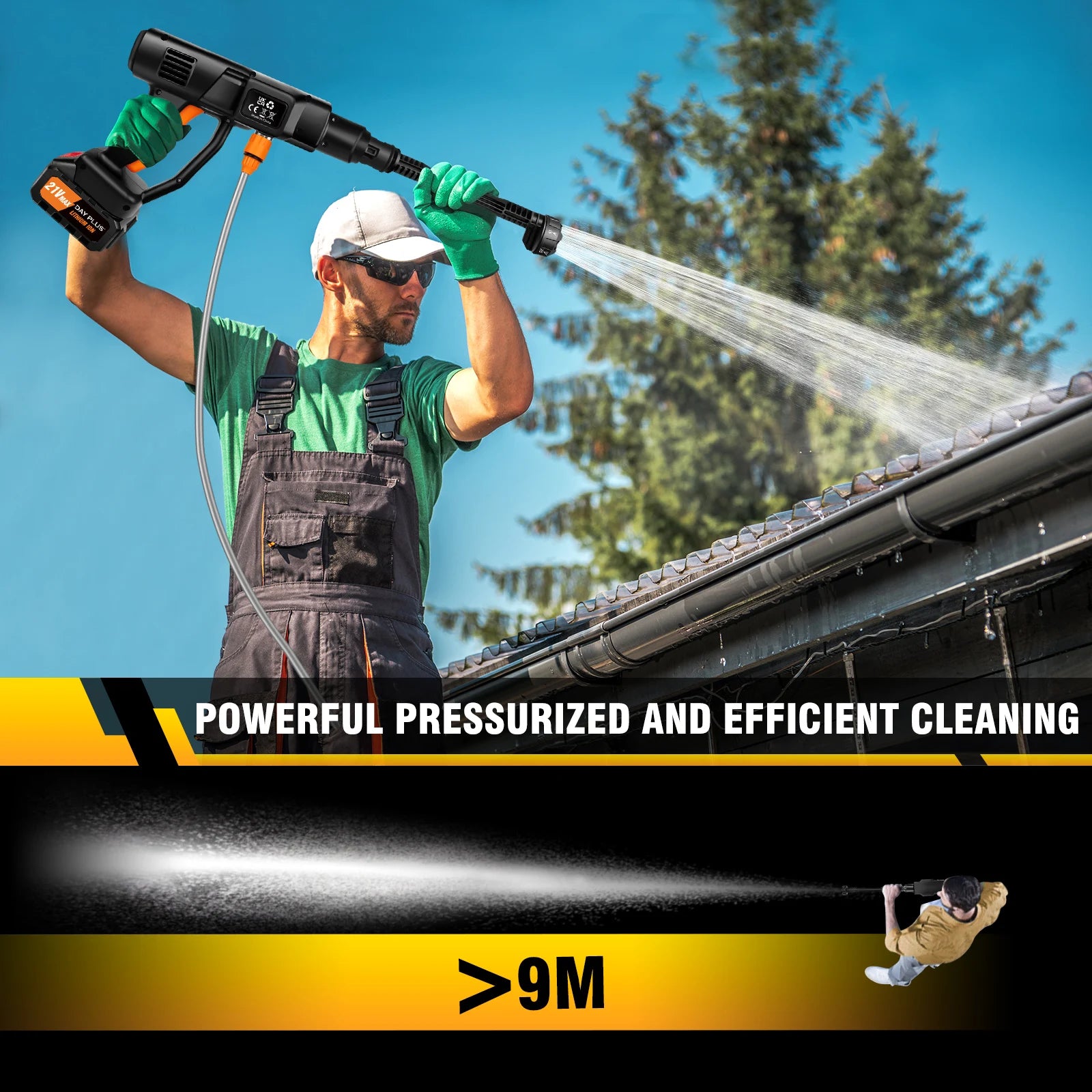 6 IN 1 Brushless Electric High Pressure Washer