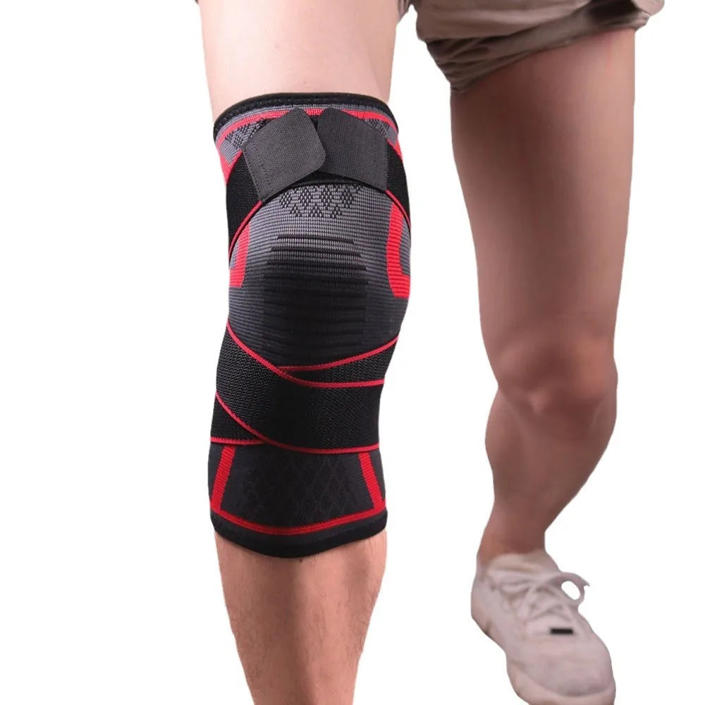 Nylon compression knee brace