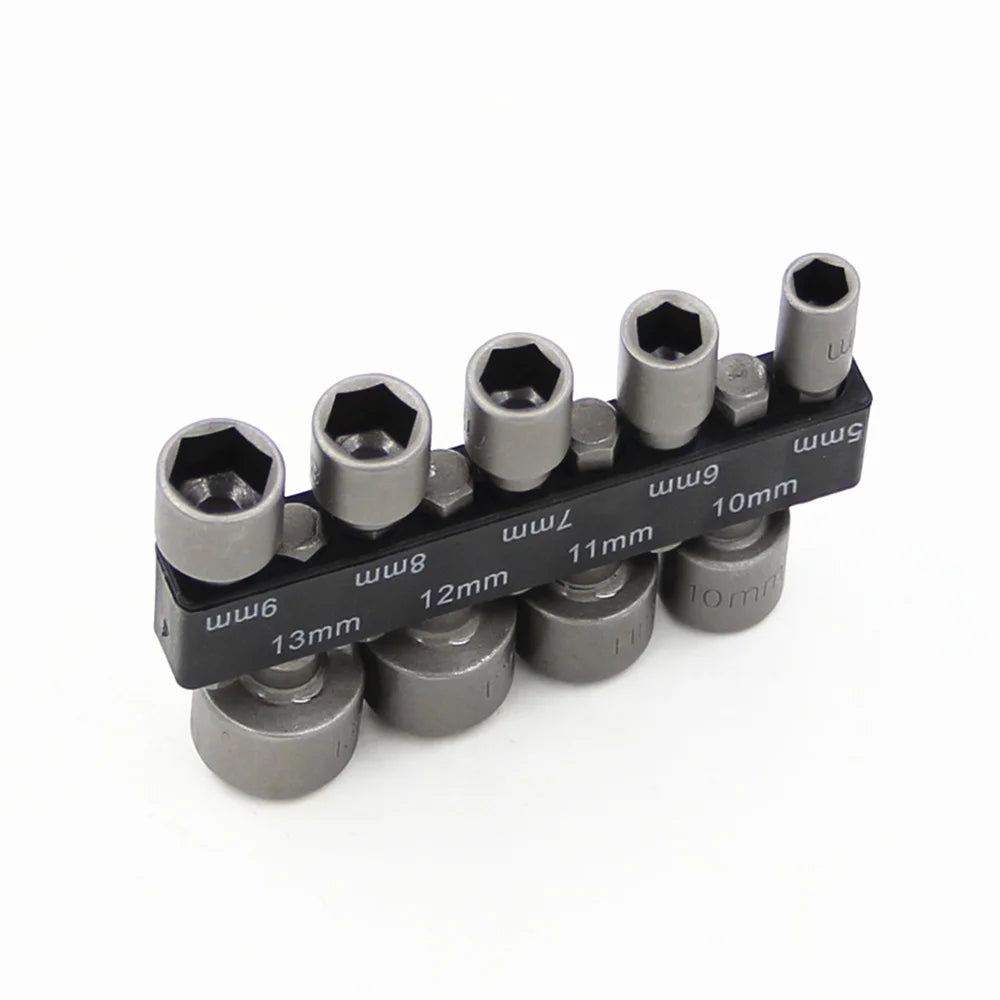 10 In 1 Rapid Ratchet Wrench 5-13mm Power Nut Driver Adapter