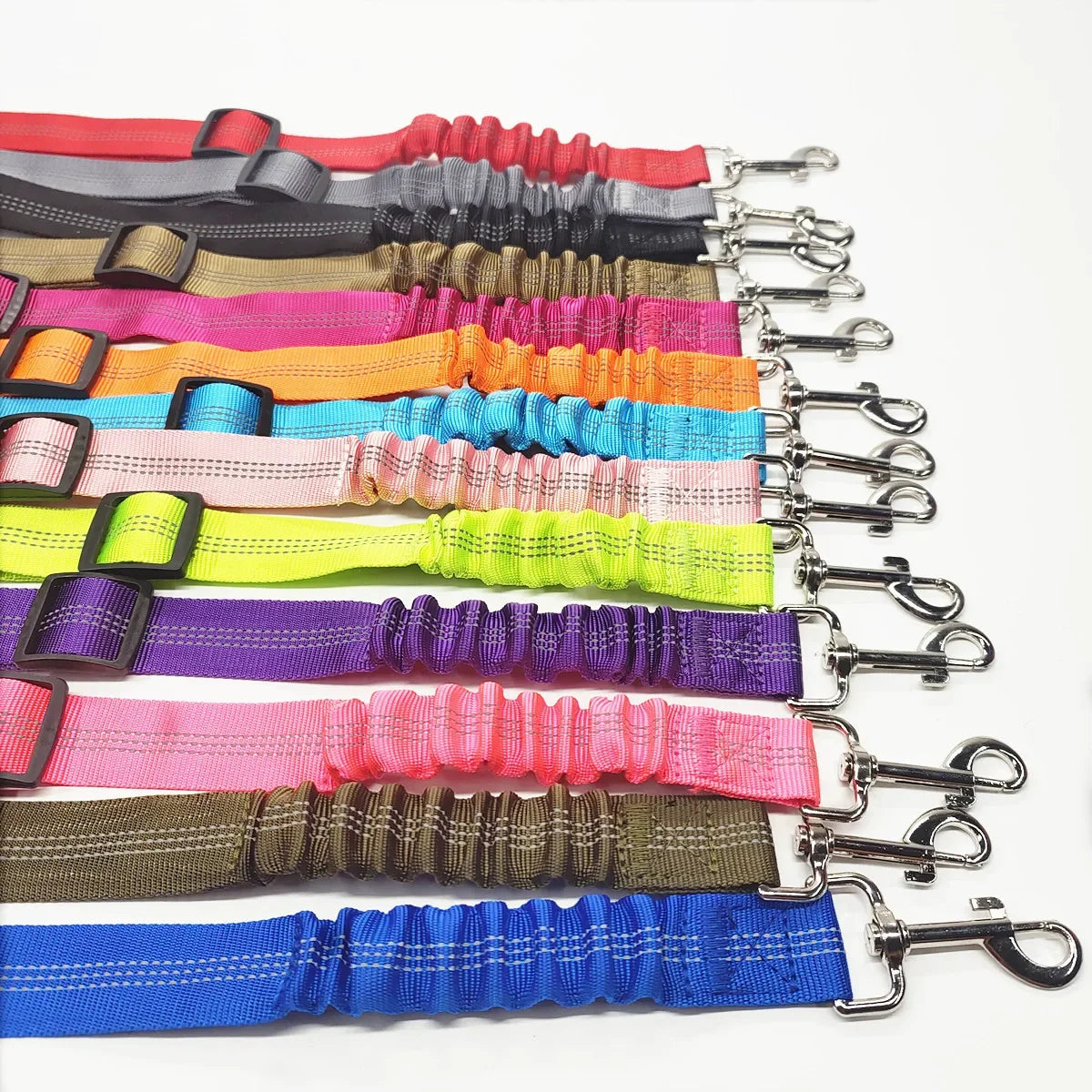 Adjustable dog seat belt