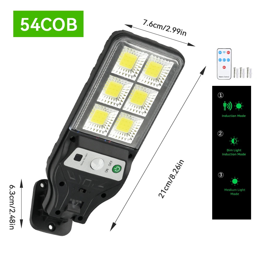 Motion sensor lamp for outdoor areas