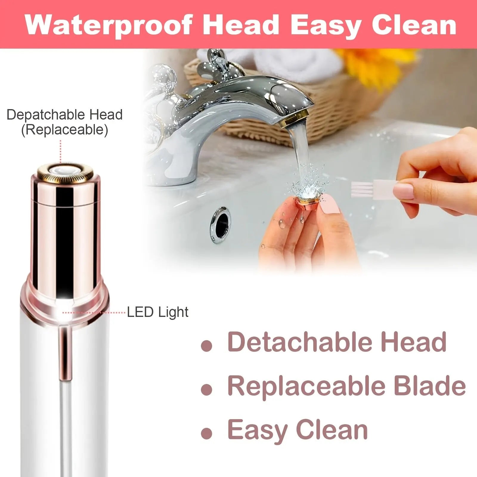 FaceDepil - Portable electric hair remover