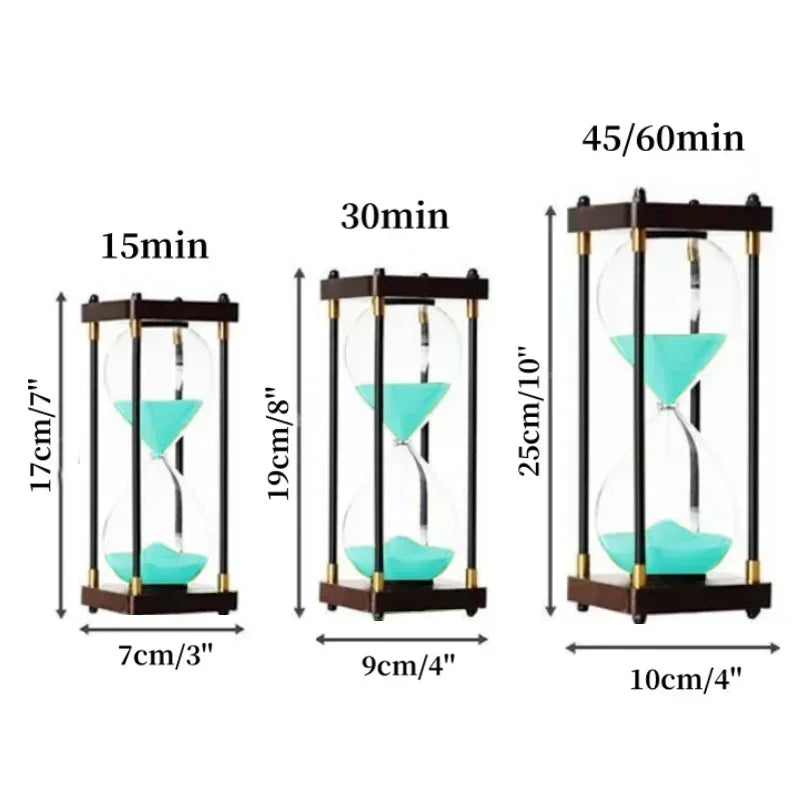 Decorative retro hourglass