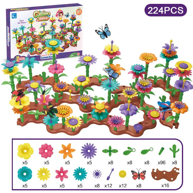 Flower Garden in blocks