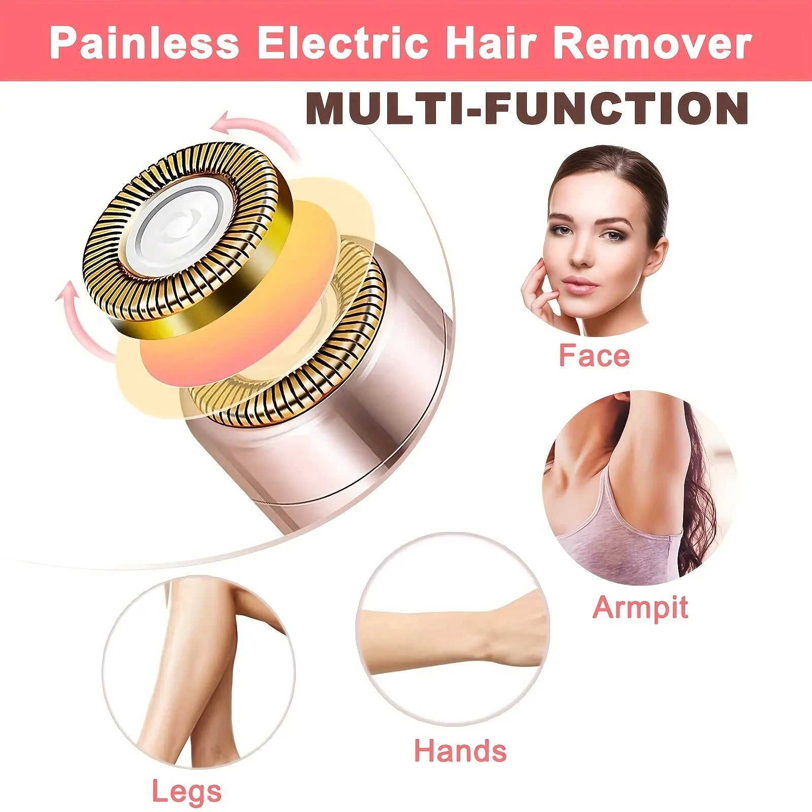 FaceDepil - Portable electric hair remover