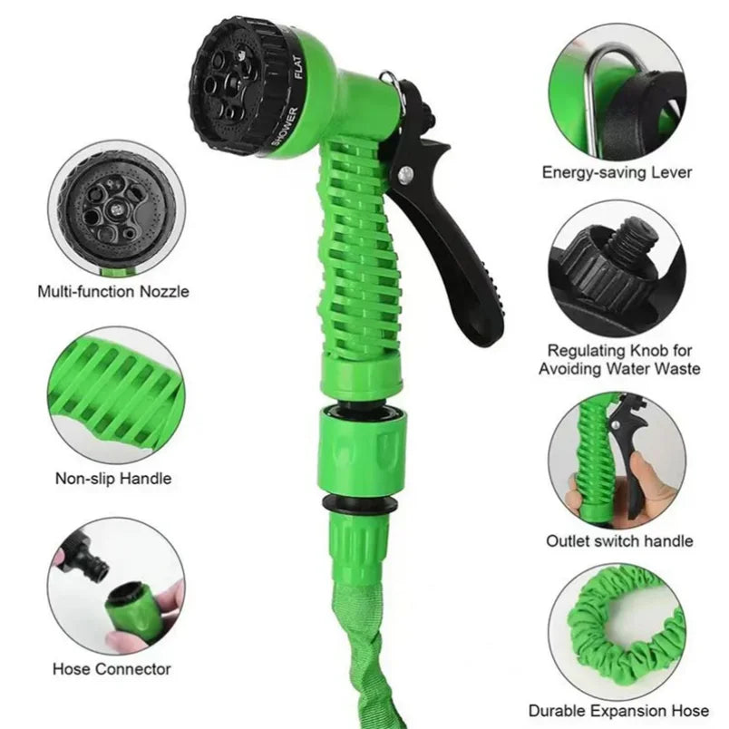 Retractable Multi-Function Garden Watering Hose