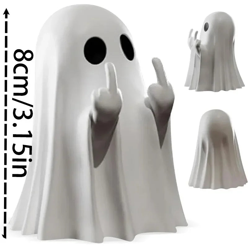 Rude Boo 👻😜 - Cheeky Ghost Statue