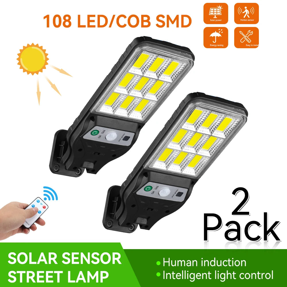 Motion sensor lamp for outdoor areas