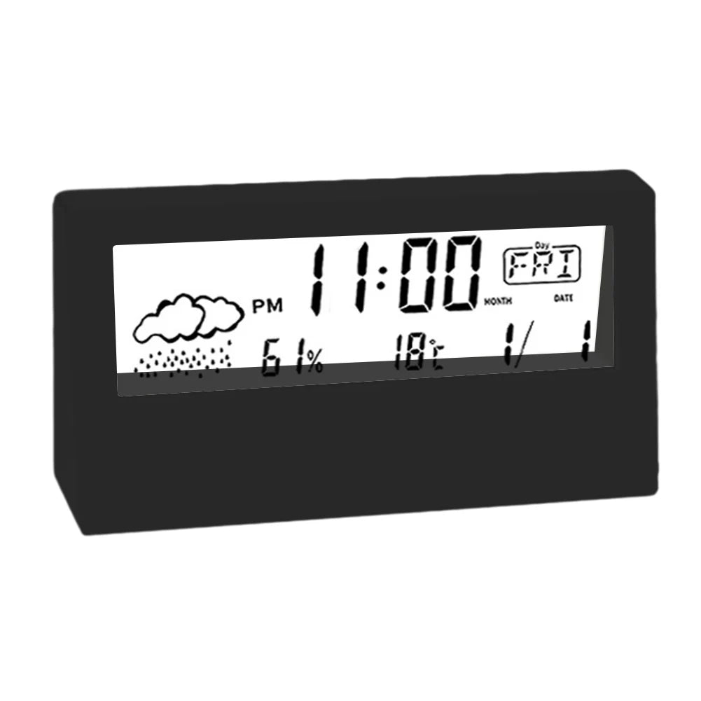 Creative weather display clock