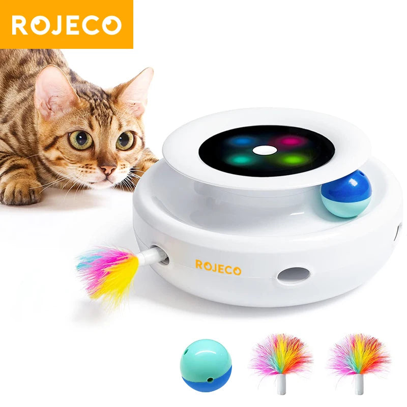 Smart automatic cat toy