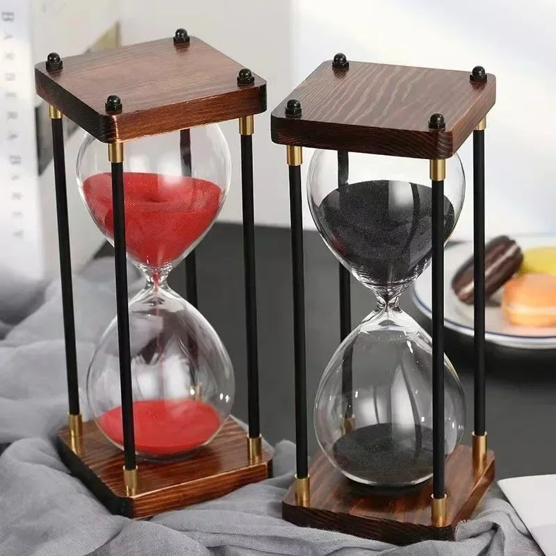 Decorative retro hourglass