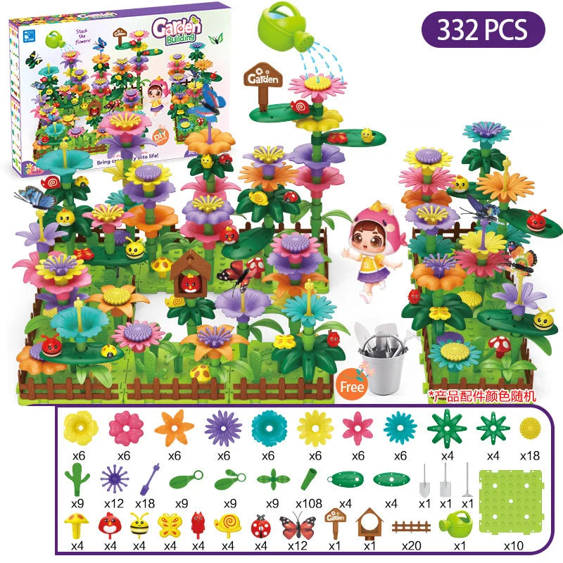 Flower Garden in blocks